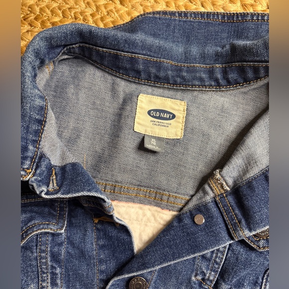 Dark Wash Quilt Block Denim Jacket XL - Picture 4 of 4